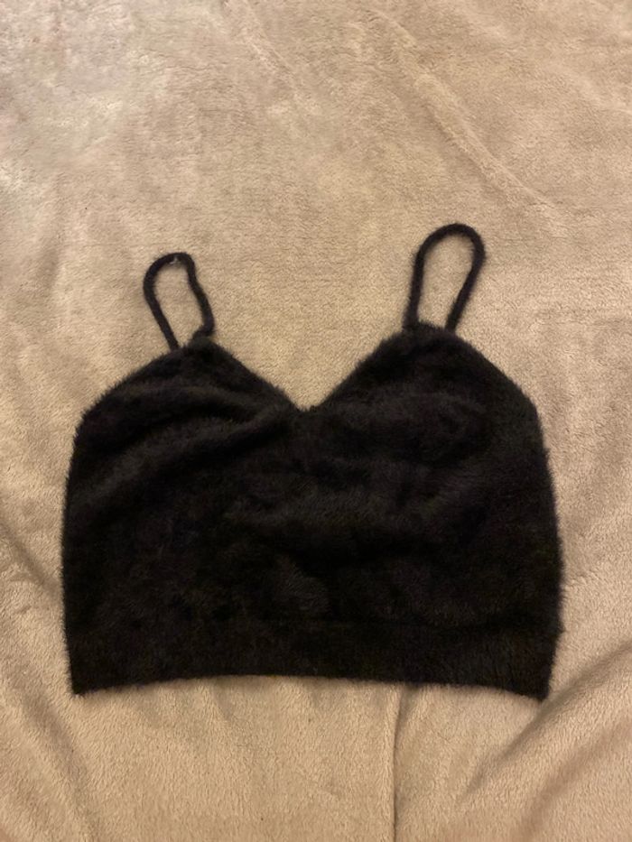 Haut court tricot