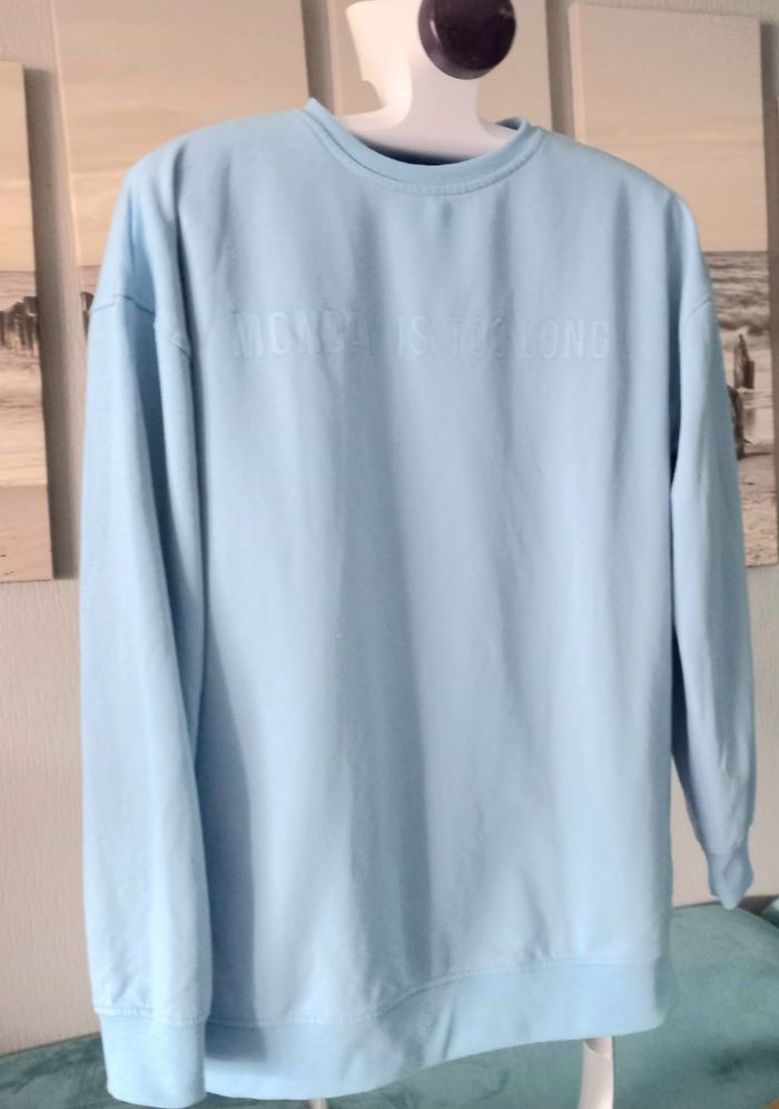 Sweatshirt Jean Pascale bleu clair – taille M – très bon état - photo numéro 2