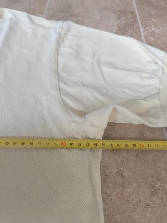 Polo Ralph Lauren homme XXL jaune pâle logo marine - photo numéro 9