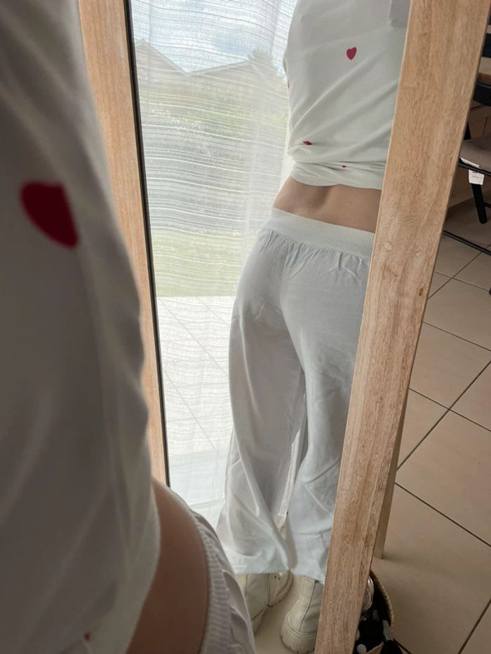 Pantalon blanc été - photo numéro 4