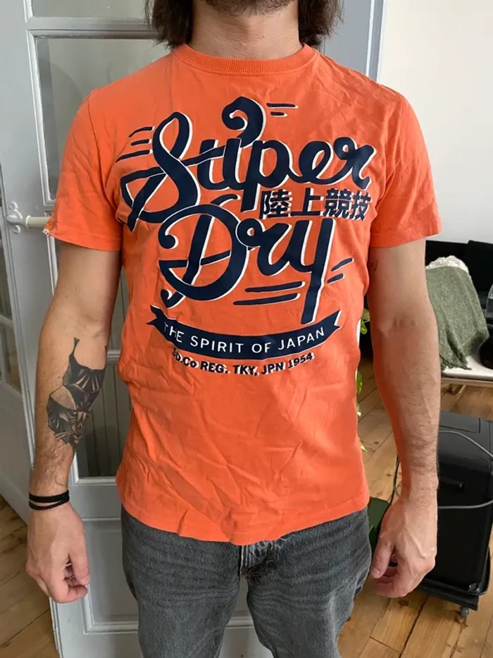 Tee-shirt orange Superdry