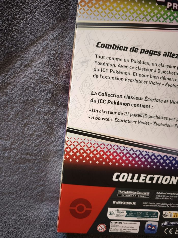 Coffret classeur Pokemon EV 8.5 neuf scellé - photo numéro 4