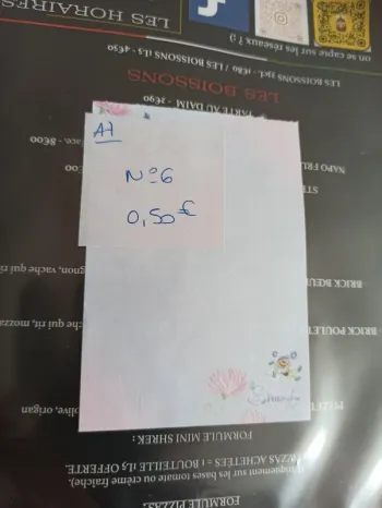 Feuille Diddl A7 6 0,50€