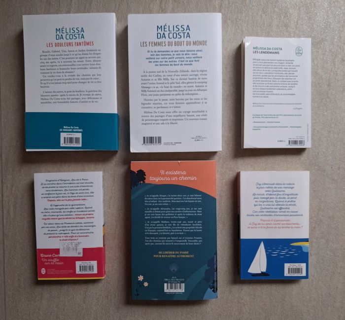Lot 6 romans de Mélissa Da Costa et Bruno Combes - photo numéro 2