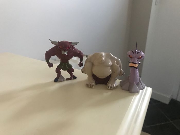 Lot figurine très rare monstre hercule disney