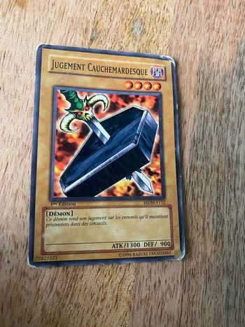 Carte Yu-Gi-Oh! Jugement cauchemardesque MDM-F112 1ère édition 1996