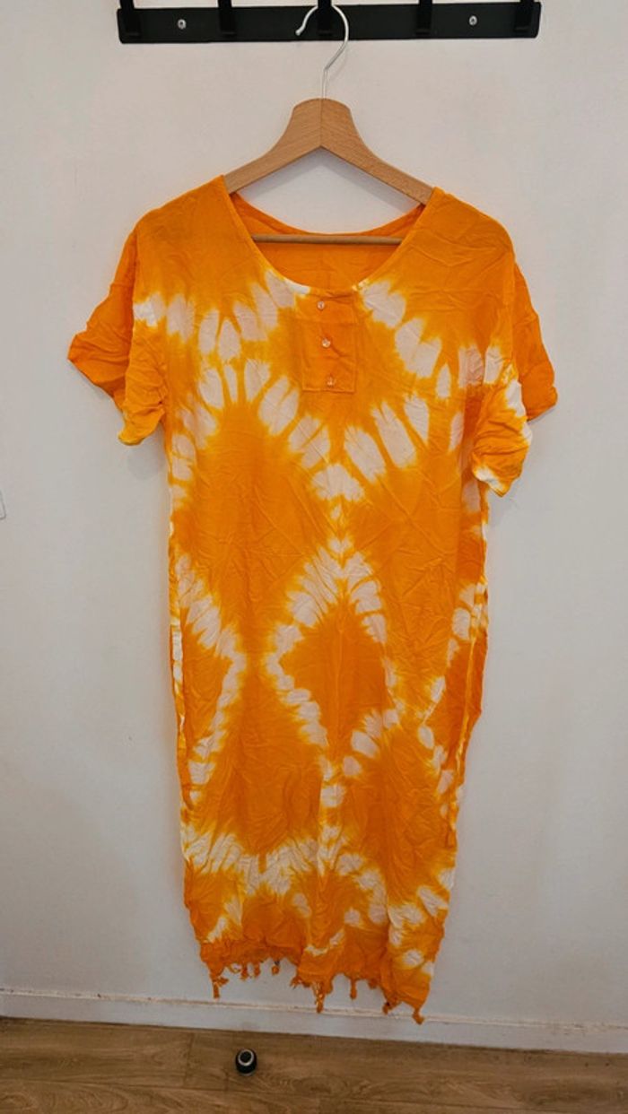 Robe décontracté tie and due vibrant - photo numéro 2