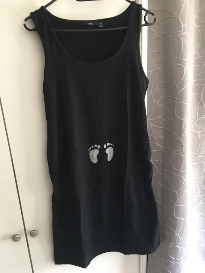 Robe de grossesse noire T.38-40 kiabi