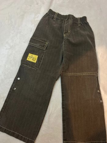 Pantalon cargo marron sucre d’orge