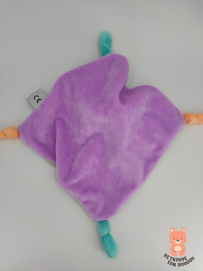 Doudou Plat Lapin Gris U Tout Petits - photo numéro 2