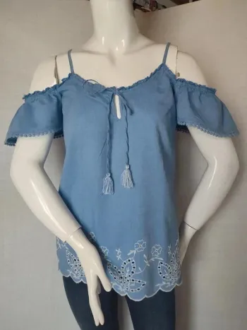 Top bleu