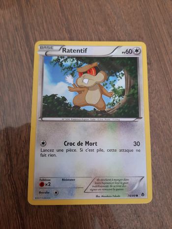 Carte Pokemon Ratentif