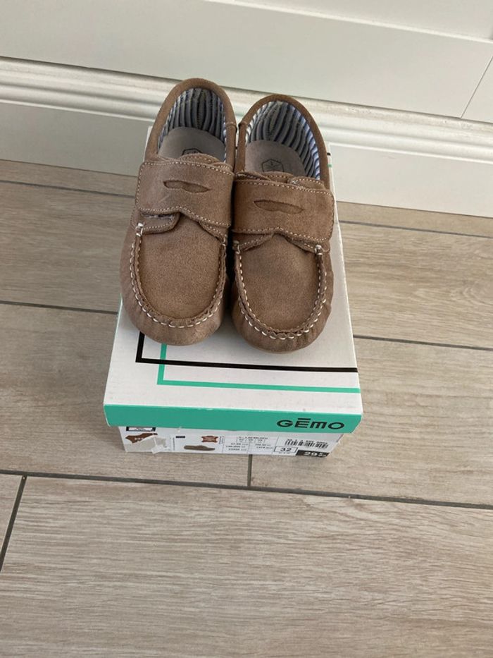Mocassins cuir scratch portés 1 fois