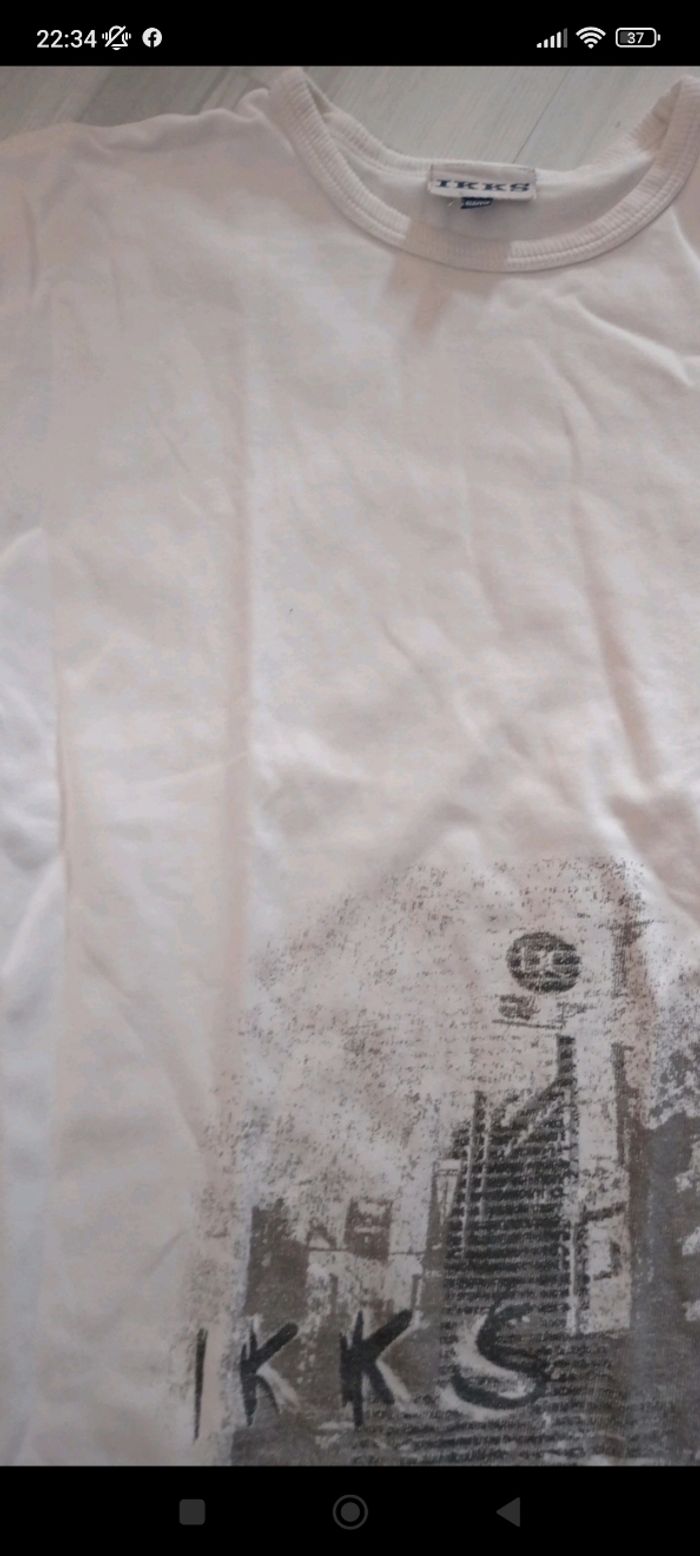 T-shirt IKKS garçon 10 ans - photo numéro 3