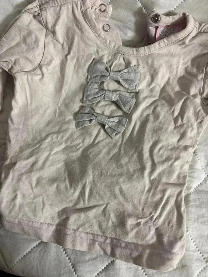 T shirt taille 9-12mois marque miss cute - photo numéro 2