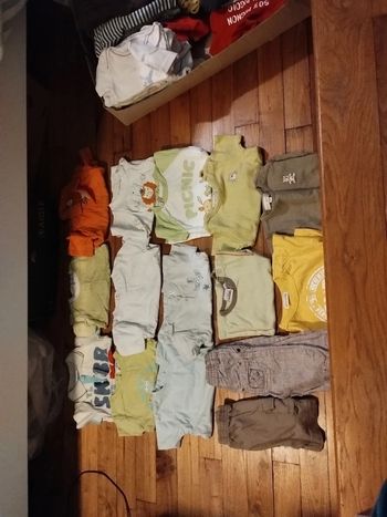 Lot tee shirt manches courtes