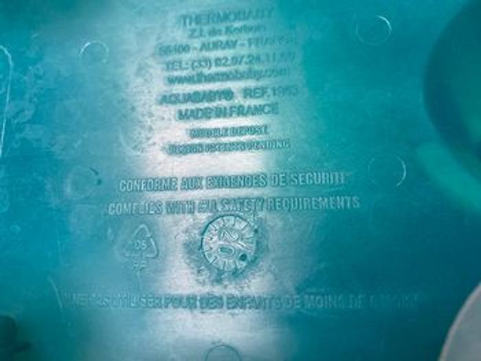 Siège Anneau de bain vert translucide Aquababy - photo numéro 9