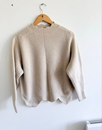 Pull Sweat moelleux beige - Lemon Powder taille 38 M 