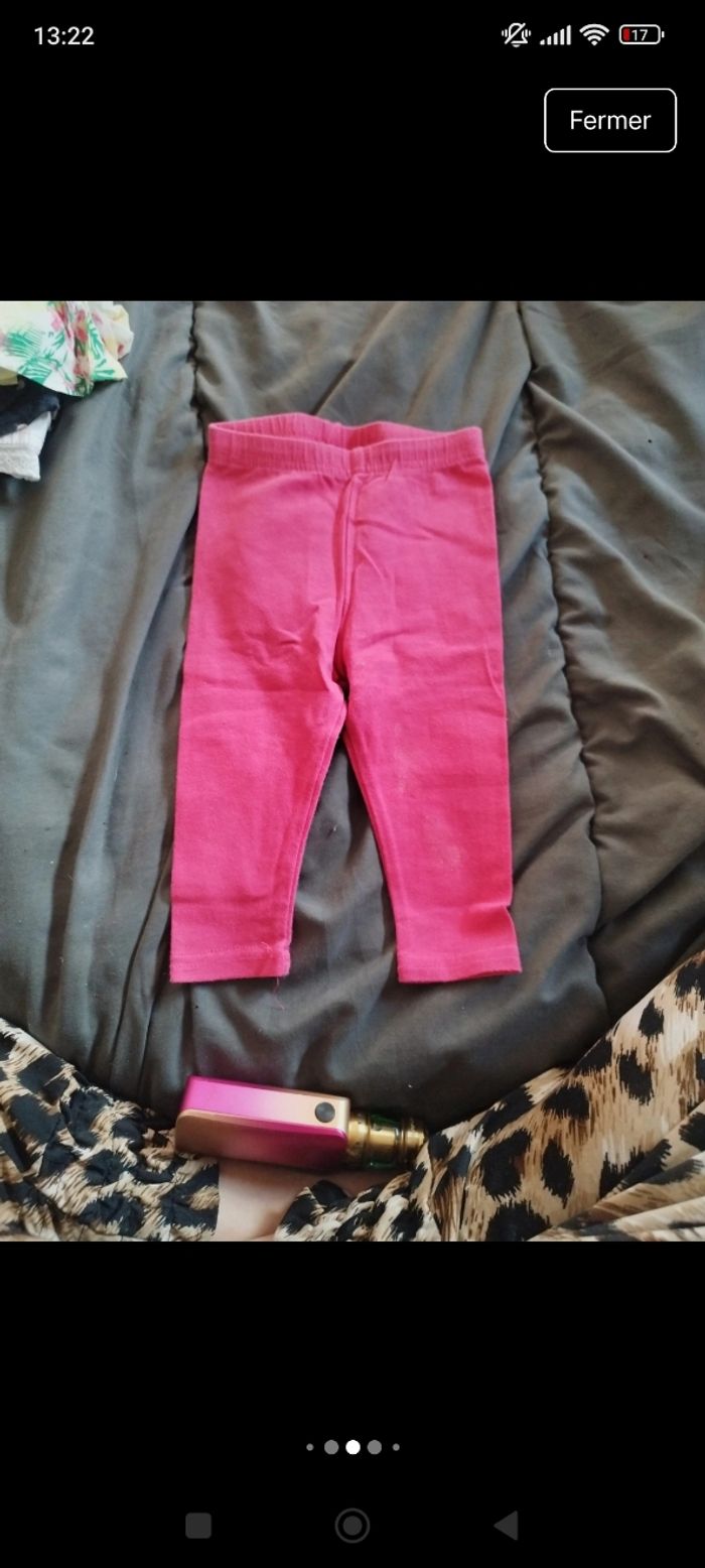 Lot de pantalon bébé fille taille - photo numéro 4