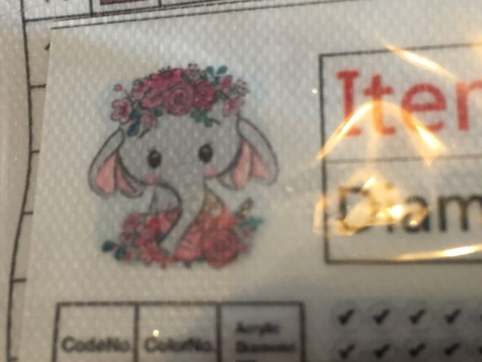 Diamond painting, 30 x 30 cm, neuf