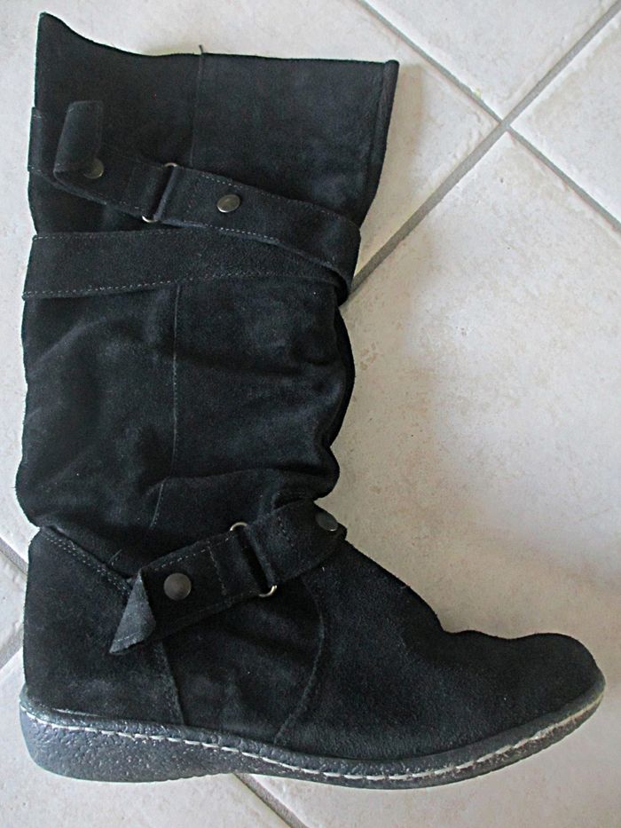 Bottes velours noires femme Nothing Else – Pointure 37 - photo numéro 3