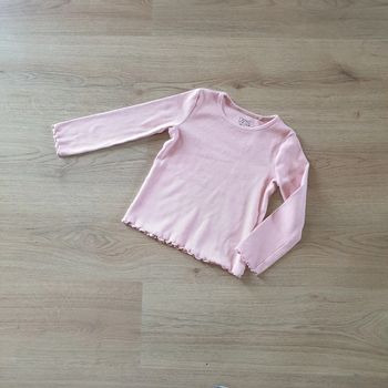 🩷 Tee-shirt maille côtelé 5 ans Next #emyfleury_5ansfille