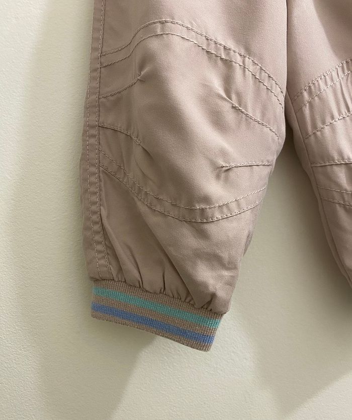Pantalon beige sable souple doublé bébé mixte garçon fille taille 12 mois - photo numéro 3