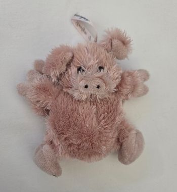 Doudou peluche cochon ange - Bukowski