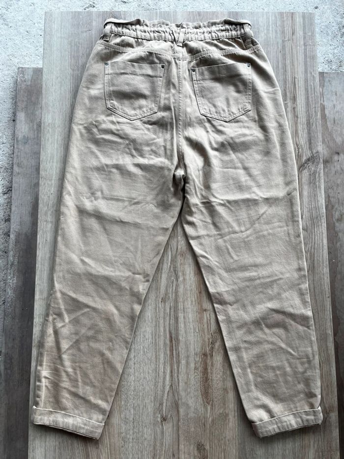 Pantalon beige ample - photo numéro 4