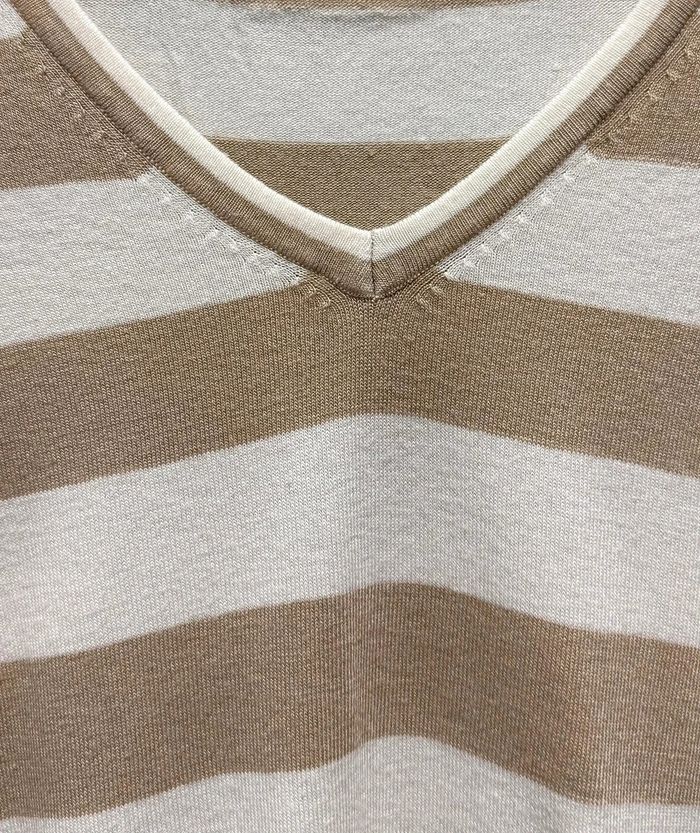 Jerséis rayas bicolor / Pulls rayés bicolores - photo numéro 2