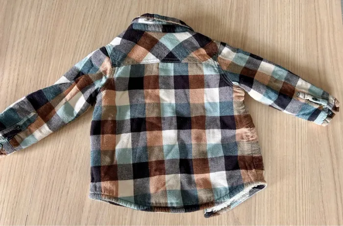 Chemise à carreaux pour garçon - photo numéro 3