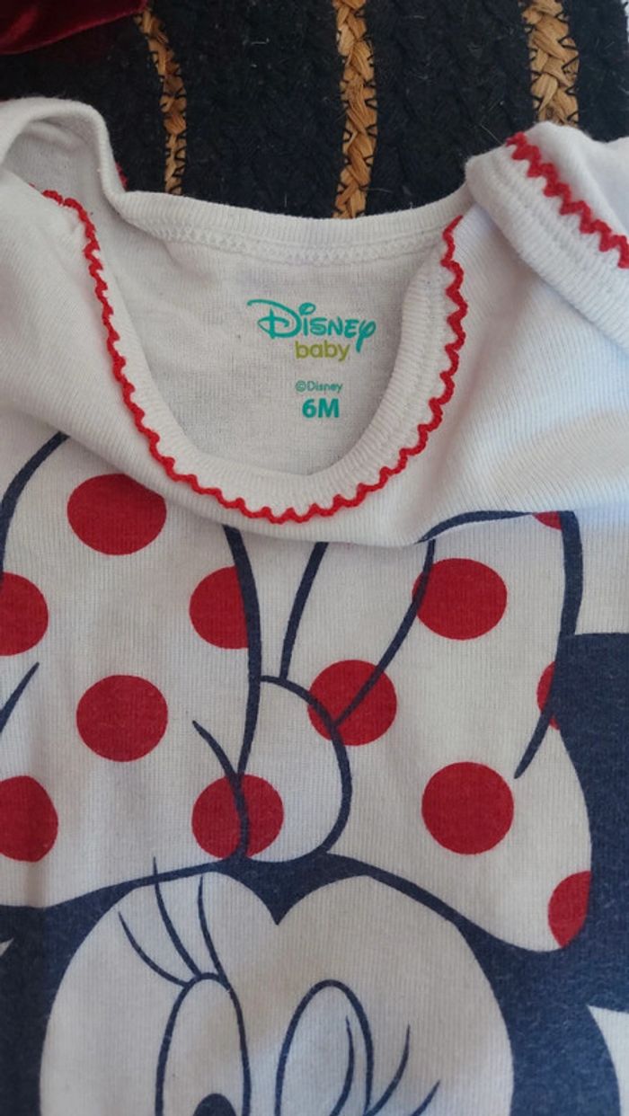 Lot bodys manches courtes fille Minnie Disney - photo numéro 7