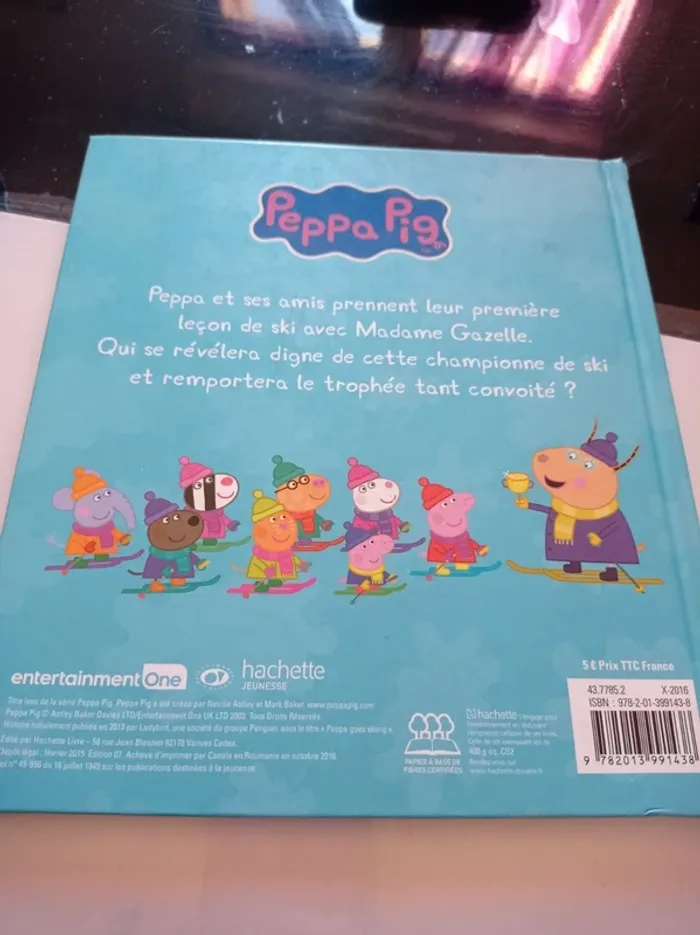 Livre Peppa pig fait du ski - photo numéro 3