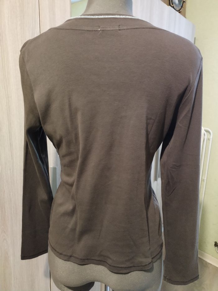 T-shirt femme manches longues taille 42 - photo numéro 3