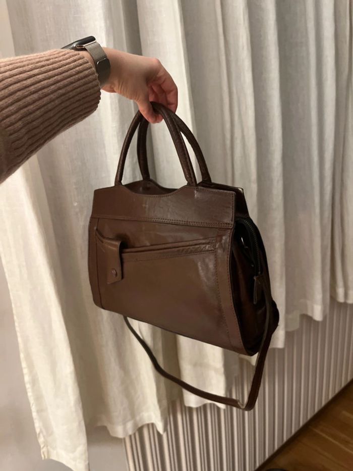 Sac à main à bandoulière Marron