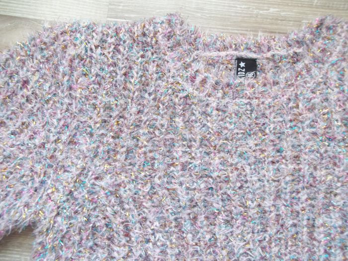 Pull rose chiné métallisé Punkidz 12 ans - photo numéro 2
