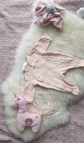 Grenouillère bebe fille 1 mois