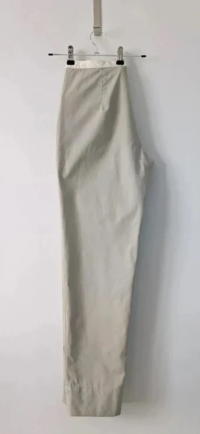 Pantalon d'été vintage en coton - Bensimon - taille 38 - photo numéro 3