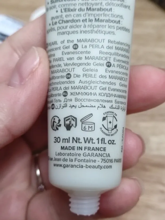 👄 la perle du marabout gelée matifie , lisse les pores hydrate - photo numéro 6