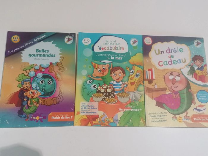 Lot 3 livres gulu, recrealire📗