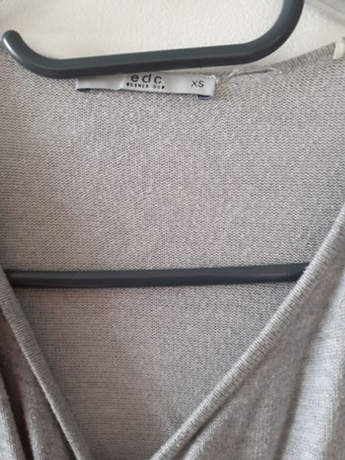 Gilet / cardigan à larges pans taille XS EDC - photo numéro 4