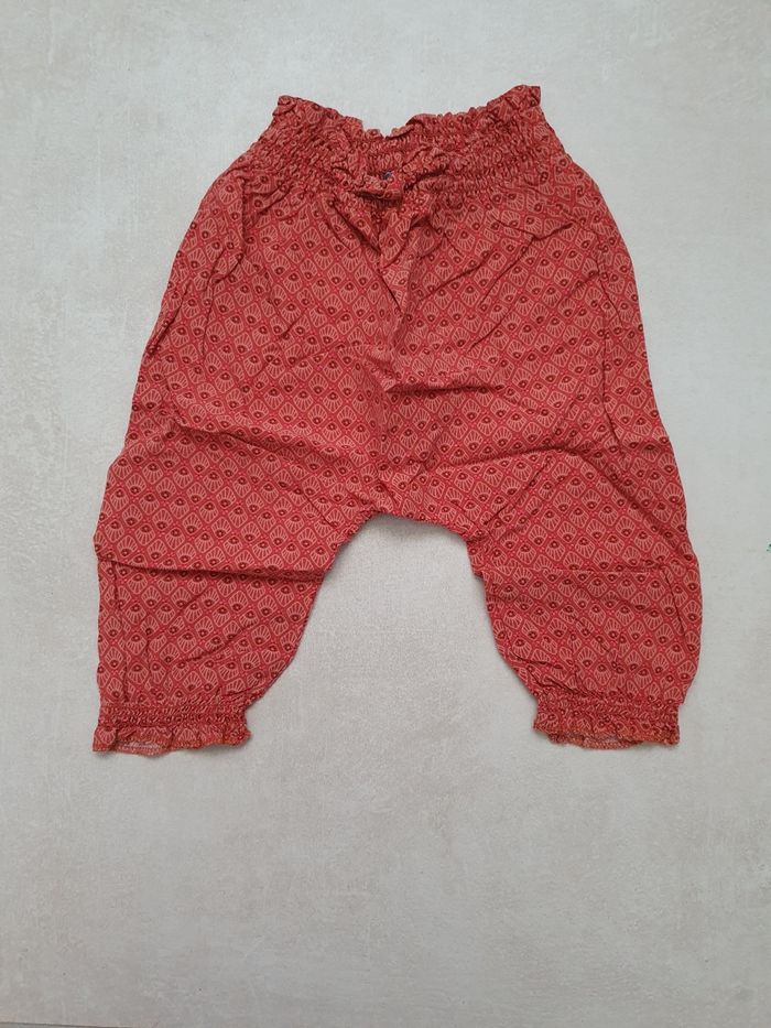 Lot de 2 Pantalons fluides fille 6 mois - photo numéro 2