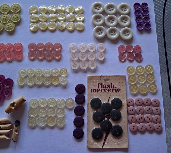 Lot de boutons de couture - photo numéro 2