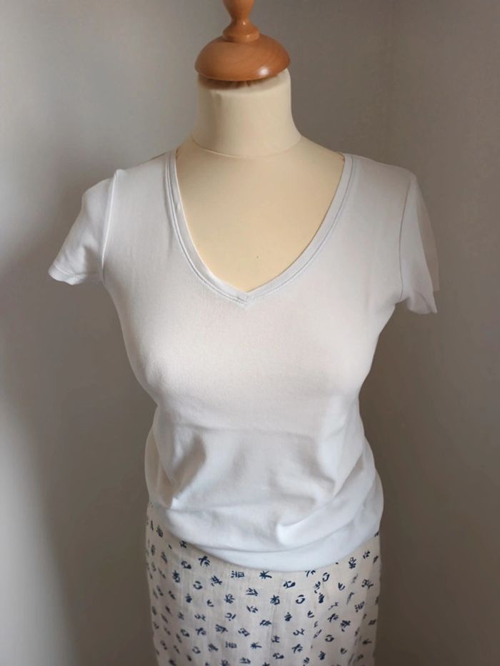 T-shirt coton manches courtes