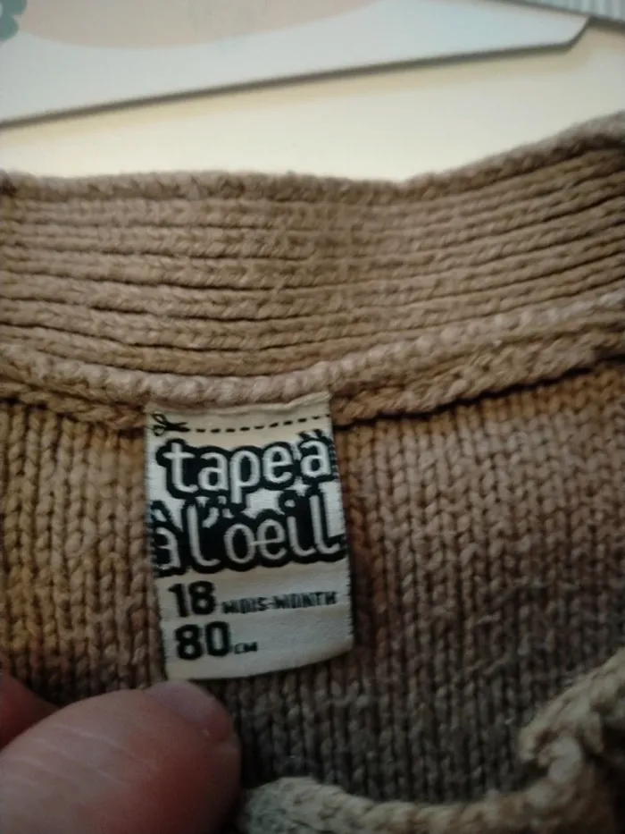 Gilet bébé Tape à l'œil Taille 18 mois - photo numéro 3