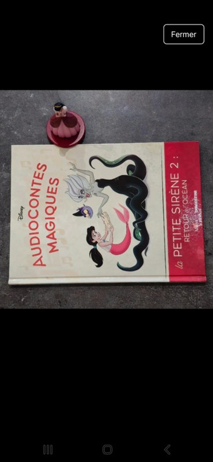 Livre et figurine95 des audiocontes Magiques altaya audio conte audio compte disney