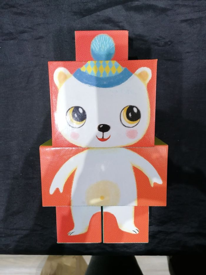 cubes djeco animaux des bois