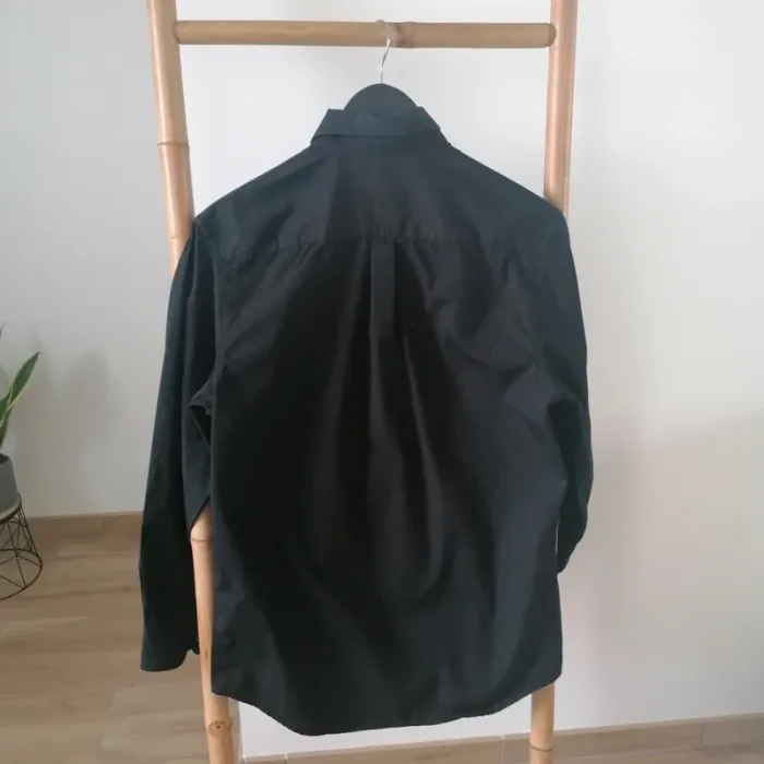 Chemise noire manches longues Sergio vitti - photo numéro 2