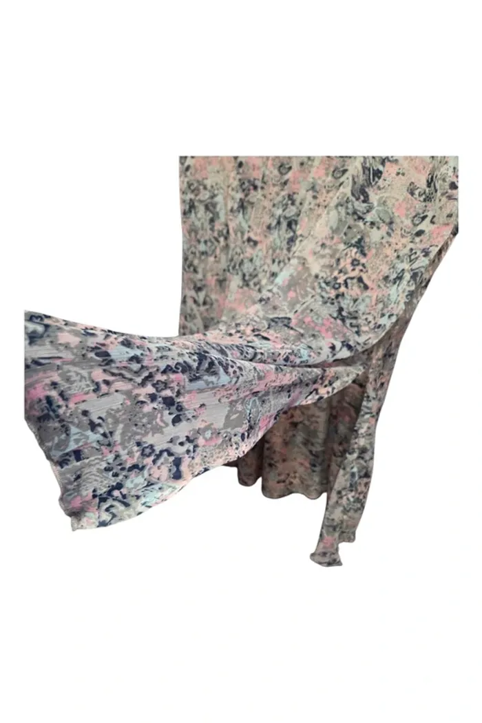 Robe été en voile doublée extensible Bleu bonheur T50 - photo numéro 7