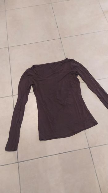 Sous pull marron